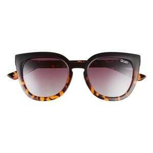 Quay Australia Noosa Black Tortoise/Brown Polarized Sunglasses Shades